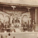 Bangsawan, Malay opera Penang, circa 1895 via Wikimedia Commons